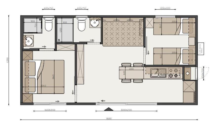Mobile Homes Jaki Campsite 4*